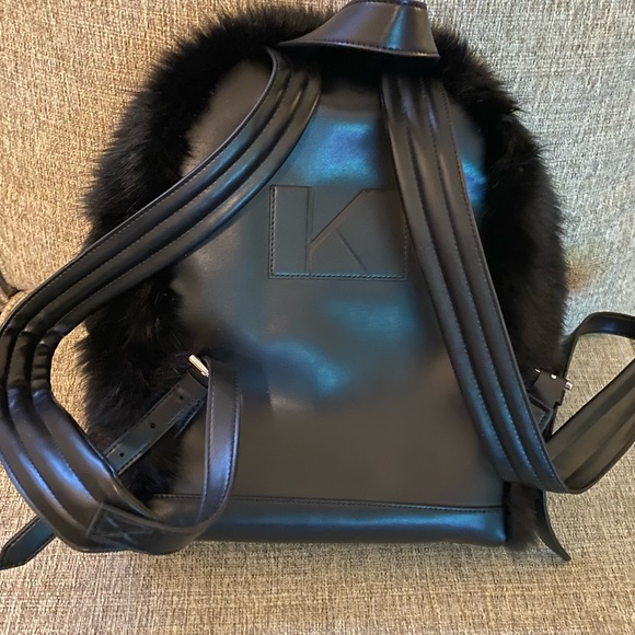 Kendall & Kylie faux fur backpack - Picture 2 of 3